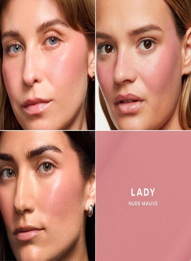 Saie Blush & Glow Holiday Gift Set - Dew Blush for Cheeks & Glowy Super Gel Liquid Highlighter - Skincare Infused Everyday Makeup - Beauty Stocking Stuffers for Dewy, Glowing Skin - Vegan (2 Count) - Image 4